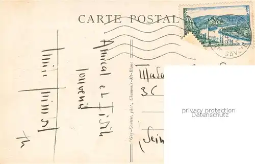 AK / Ansichtskarte Chamonix Chaine des aiguilles Rouges Chamonix