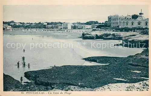 AK / Ansichtskarte Pontaillac Un Coin de Plage Pontaillac