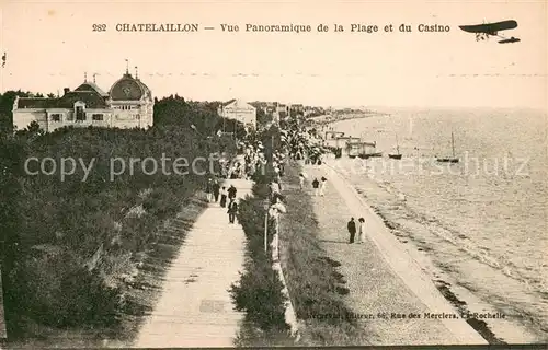 AK / Ansichtskarte Chatelaillon Plage Vue panoramique de la Plage et du Casino Chatelaillon Plage