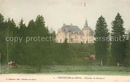 AK / Ansichtskarte Chatillon sur Seine Chateau de Marmont Chatillon sur Seine