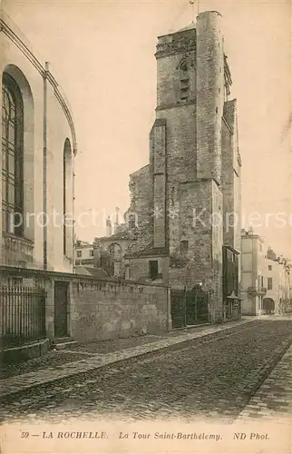 AK / Ansichtskarte La_Rochelle_Charente Maritime La Tour Saint Barthelemy La_Rochelle