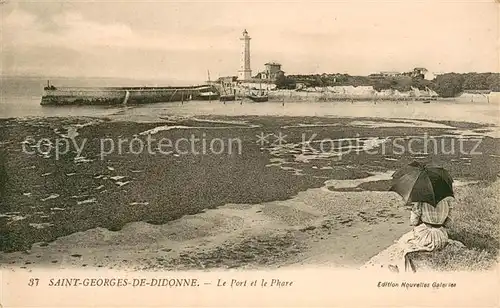 AK / Ansichtskarte Saint Georges de Didonne Le Port et le Phare Saint Georges de Didonne