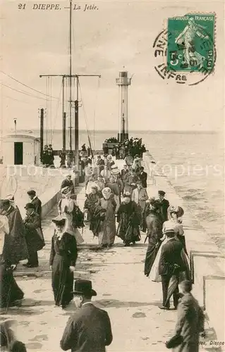 AK / Ansichtskarte Dieppe_Seine Maritime La Jetee Dieppe Seine Maritime