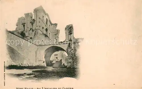 AK / Ansichtskarte Saint Gatien des Bois Lescalier du Cloitre Saint Gatien des Bois