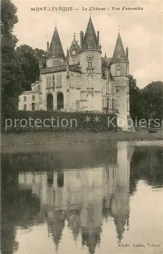 AK / Ansichtskarte Mont l_Eveque Le Chateau Vue d ensemble Mont l Eveque