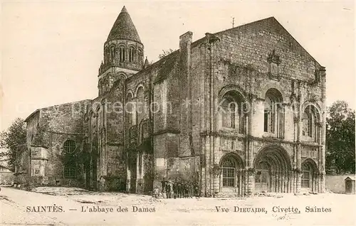 AK / Ansichtskarte Saintes_Charente Maritime Abbaye des Dames  Saintes Charente Maritime