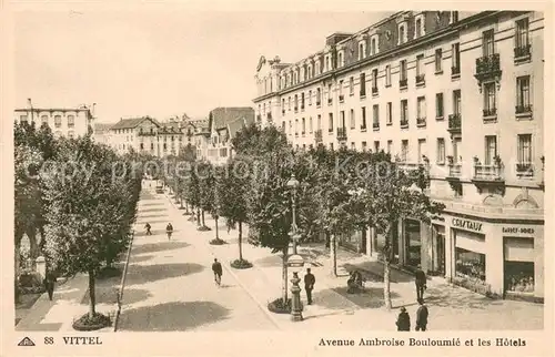 AK / Ansichtskarte Vittel Avenue Ambroise Bouloumie et les Hotels Vittel