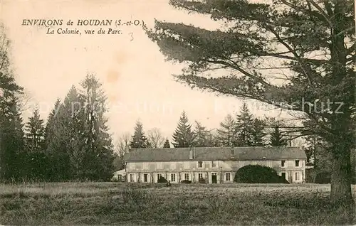 AK / Ansichtskarte Houdan La Colonie vue du Parc Houdan