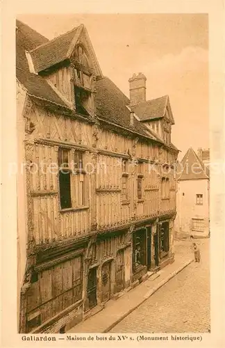 AK / Ansichtskarte Gallardon Maison de bois du XVe Monument historique Gallardon