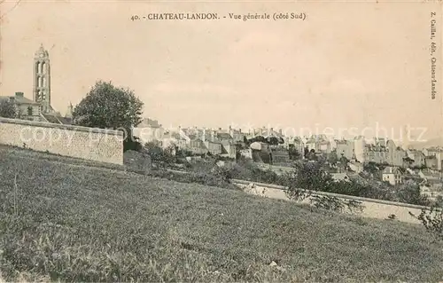 AK / Ansichtskarte Chateau Landon Vue generale Chateau Landon