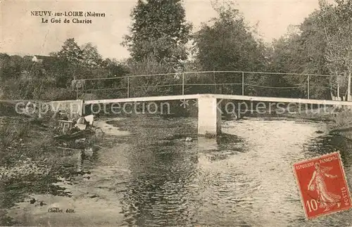 AK / Ansichtskarte Neuvy sur Loire Le Gue de Chariot Neuvy sur Loire