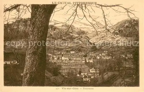 AK / Ansichtskarte Vic sur Cere Panorama Montagnes Collection Le Cantal pittoresque Vic sur Cere