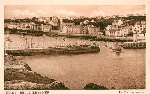 AK / Ansichtskarte Sauzon_Belle_Ile_en_Mer Panorama du Fort de Sauzon Sauzon_Belle_Ile_en_Mer