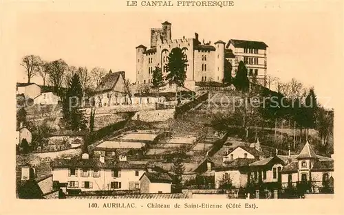 AK / Ansichtskarte Aurillac Chateau de Saint Etienne Collection Le Cantal pittoresque Aurillac