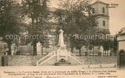 AK / Ansichtskarte Yssingeaux Fontaine Fuchet Yssingeaux