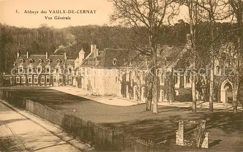 AK / Ansichtskarte Cernay la Ville Abbaye des Vaulx de Cernay Vue generale Cernay la Ville