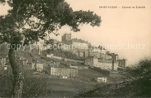 AK / Ansichtskarte Saint Flour_Cantal Carmel et Eveche Saint Flour Cantal