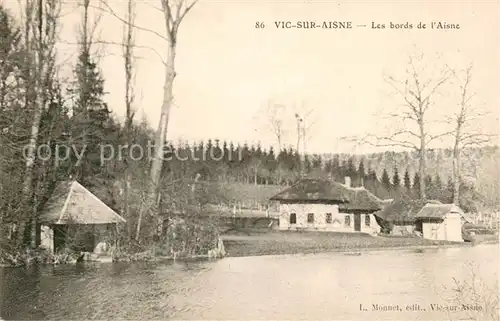 AK / Ansichtskarte Vic sur Aisne Les bords de l Aisne Vic sur Aisne
