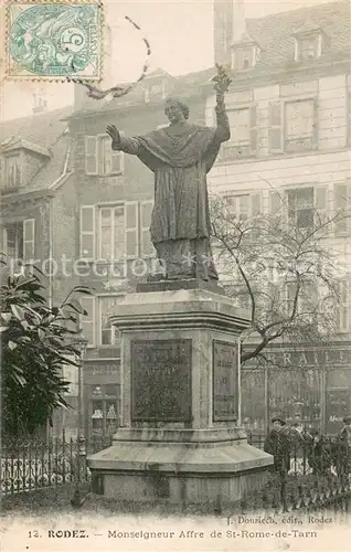 AK / Ansichtskarte Rodez Monseigneur Affre de St Rome de Tarn Rodez