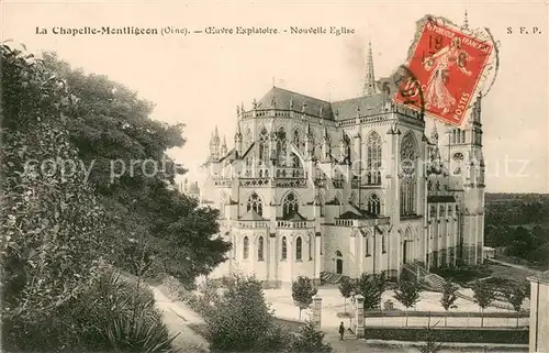AK / Ansichtskarte La_Chapelle Montligeon Oeuvre Explatoire Nouvelle Eglise La_Chapelle Montligeon