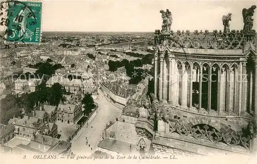 AK / Ansichtskarte Orleans_Loiret Vue geneerale prise de la Tour de la Cathedrale Orleans_Loiret