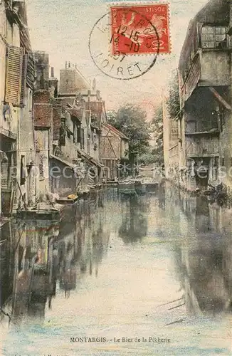 AK / Ansichtskarte Montargis_Loiret Le Biez de la Pecherie Montargis Loiret