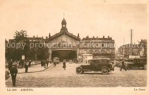 AK / Ansichtskarte Amiens La Gare Amiens