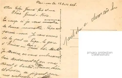 AK / Ansichtskarte Amiens La Gare Amiens