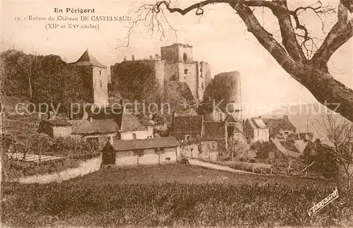 AK / Ansichtskarte Perigord Ruines du Chateau de Castelnaud Perigord