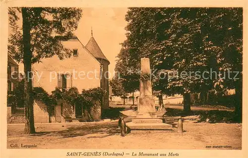 AK / Ansichtskarte Saint Genies Le Monument aux Morts Saint Genies