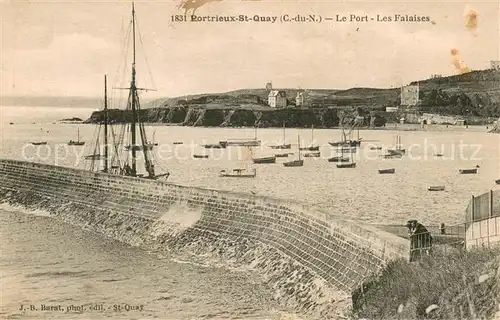 AK / Ansichtskarte Portrieux Le Port Les Falaises Portrieux