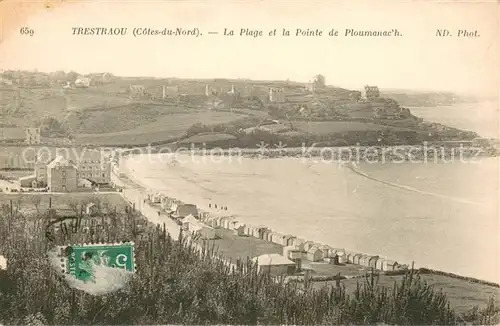AK / Ansichtskarte Trestraou La Plage et la Pointe de Pluanach Trestraou
