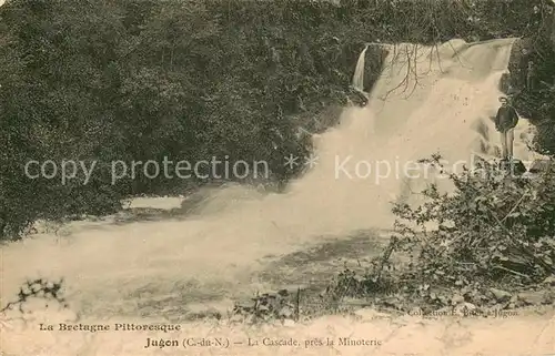 AK / Ansichtskarte Jugon les Lacs La Cascade pres la Minoterie Jugon les Lacs