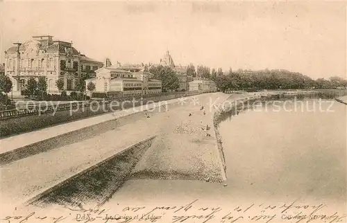 AK / Ansichtskarte Dax_Landes Le Casino et l Adour Dax_Landes