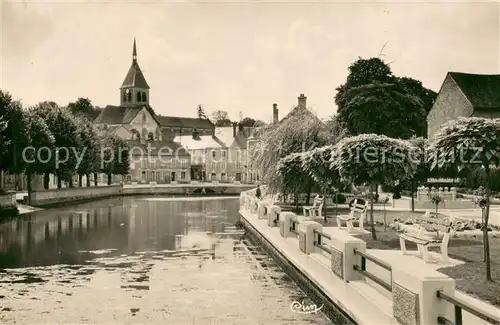 AK / Ansichtskarte Laignes Source de la Laignes et le Square Laignes