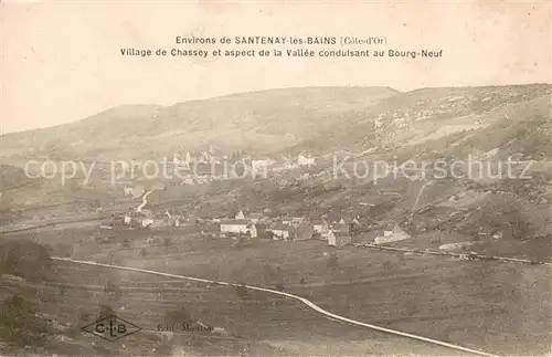 AK / Ansichtskarte Chassey Panorama Vallee conduisant sur Bourg Neuf Chassey