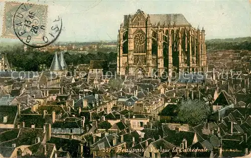 AK / Ansichtskarte Beauvais_Oise Vue sur la cathedrale 