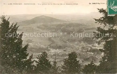 AK / Ansichtskarte Senones_Vosges Vue prise de la Roche Mere Henry Senones Vosges