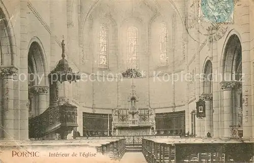 AK / Ansichtskarte Pornic Interieur de l eglise Pornic