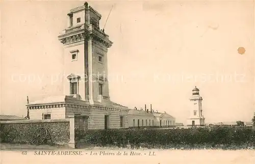 AK / Ansichtskarte Sainte Adresse Les phares de la Heve Sainte Adresse