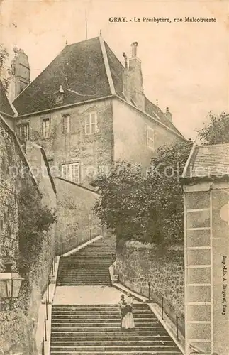 AK / Ansichtskarte Gray_Haute_Saone Le Presbytere Rue Malcouverte Gray_Haute_Saone