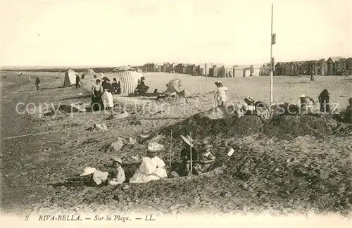 AK / Ansichtskarte Riva Bella Sur la plage Riva Bella