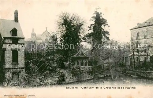 AK / Ansichtskarte Doullens_Somme Confluent de la Grouches et de l Authie Doullens_Somme