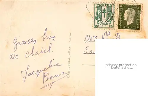 AK / Ansichtskarte Chatel Censoir Maison de Vaulabelle Chatel Censoir