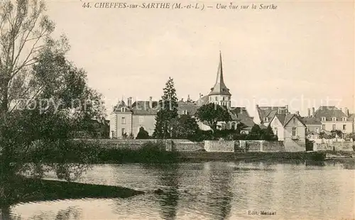 AK / Ansichtskarte Cheffes_sur_Sarthe Une vue sur la Sarthe Cheffes_sur_Sarthe