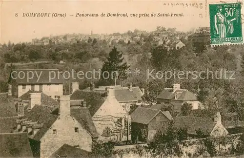 AK / Ansichtskarte Domfront_Orne Panorama vue prise de Saint Front Domfront Orne
