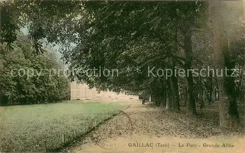 AK / Ansichtskarte Gaillac Grande Allee du parc Gaillac