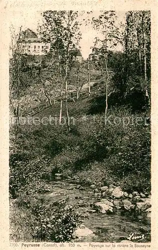 AK / Ansichtskarte Peyrusse Paysage sur la riviere la Bouseyre Peyrusse