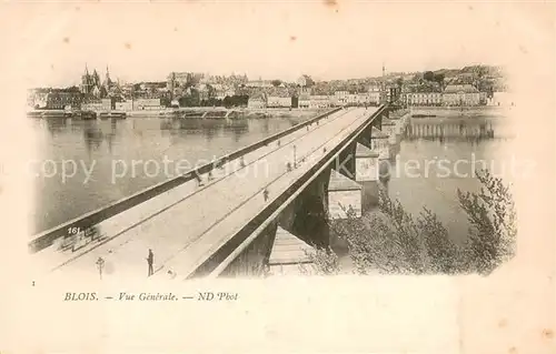 AK / Ansichtskarte Blois_Loir_et_Cher Vue generale Pont sur la Loire Blois_Loir_et_Cher