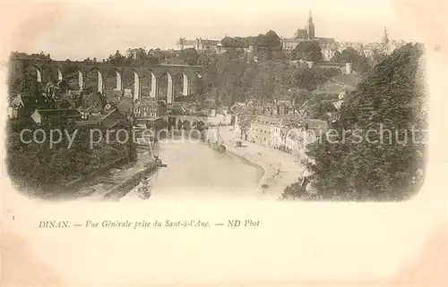 AK / Ansichtskarte Dinan Vue generale prise du Saut a l Ane Dinan